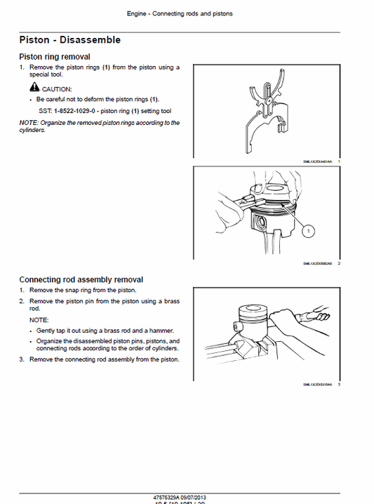 Case CX75C SR Midi Excavator Pdf Repair Service Manual (Pb. No. 47575329A)