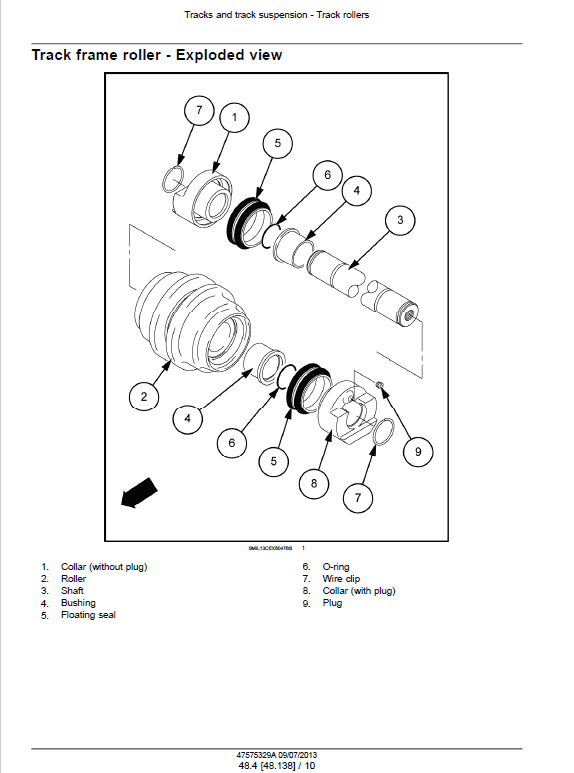 Case CX75C SR Midi Excavator Pdf Repair Service Manual (Pb. No. 47575329A) 4