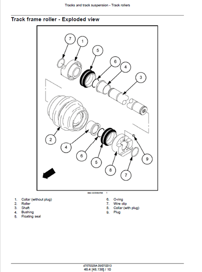 Case CX75C SR Midi Excavator Pdf Repair Service Manual (Pb. No. 47575329A) 4