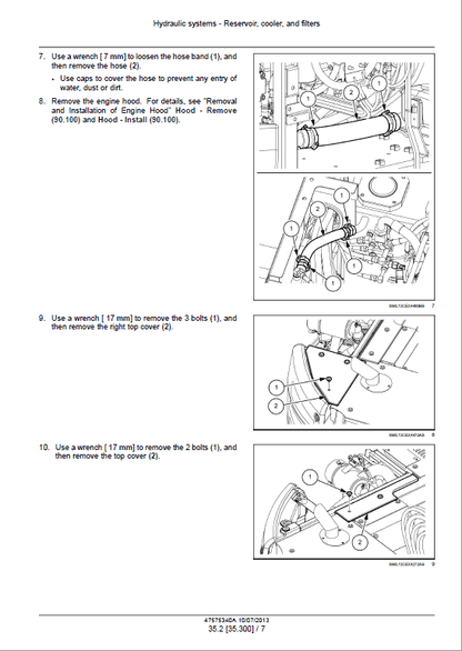 Case CX80C Crawler Excavator Standard Version Pdf Repair Service Manual (Pb. No. 48098410) 2