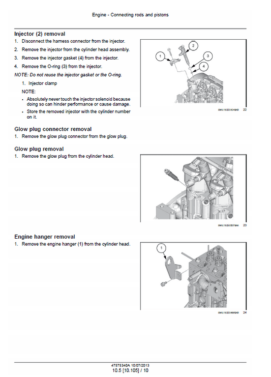 Case CX80C Midi Crawler Excavator Pdf Repair Service Manual (Pb. No. 47575335A)