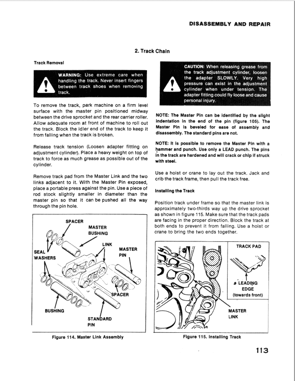 Case Drott 35 Crawler D Series Pdf Repair Service Manual (Pb. No. S406252M1) 3