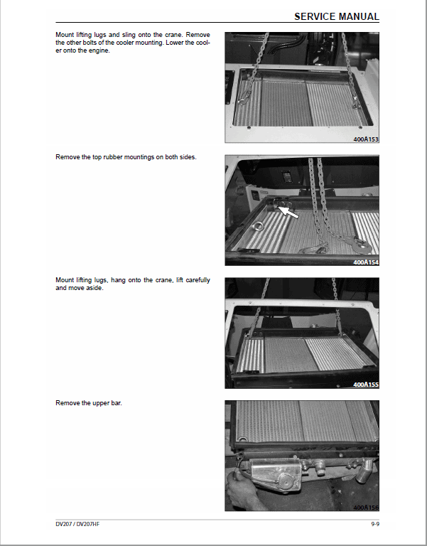 Case DV207, DV207HF Vibratory Roller Pdf Repair Service Manual (Pb. No. 47508259) 2