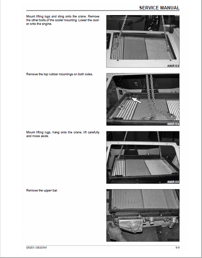 Case DV207, DV207HF Vibratory Roller Pdf Repair Service Manual (Pb. No. 47508259) 2