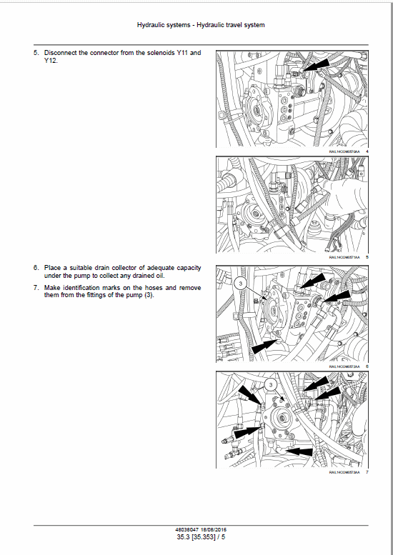 Case DV209B Double Drum Compactor Pdf Repair Service Manual (Pb. No. 48038047 1st Edition English August 2016)