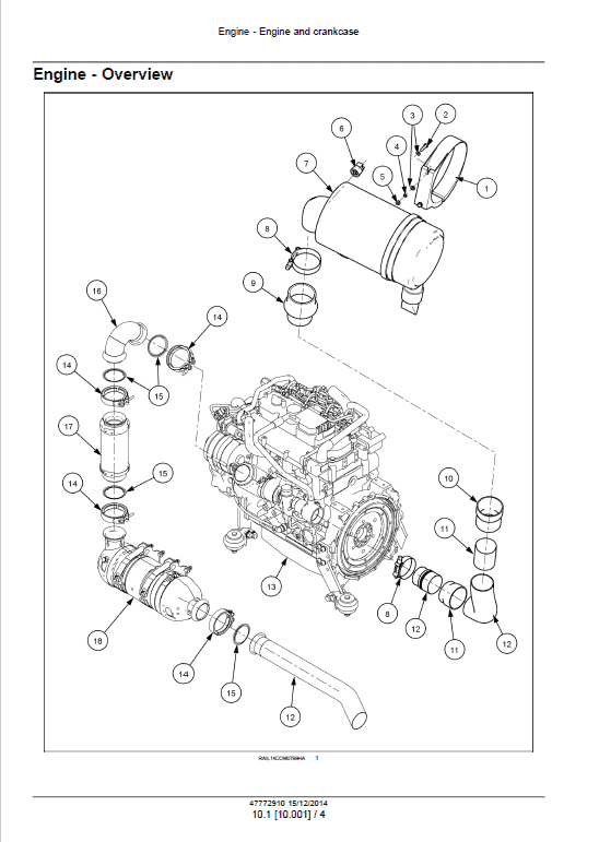 Case DV209C, DV210C Vibratory Roller Drum Asphalt Compactor Pdf Repair Service Manual (Pb. No. 47772910)