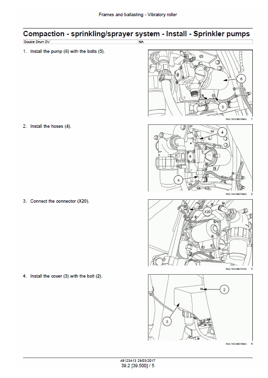 Case DV209D, DV210D, DV209CD Combi, DV210CD Combi Double Drum Compactor Pdf Repair Service Manual (Pb. No. 48123413) (Tier 4b (final) 2017) 4