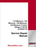 Case IH 115 Maxxum, 125 Maxxum, 135 Maxxum, 145 Maxxum Tractor Pdf Service Repair Manual (47938715)