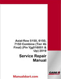 Case IH Axial-flow 5150, 6150, 7150 Combine Pdf Service Repair Manual (Tier 4b Final)