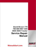 Case IH David Brown 770 780 880 990 1200 3800 4600 Tractor Pdf Service Repair Manual