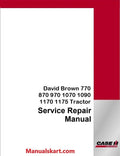 Case IH David Brown 770 870 970 1070 1090 1170 1175 Tractor Pdf Service Repair Manual