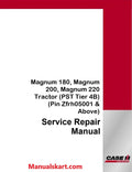 Case IH Magnum 180, Magnum 200, Magnum 220 Tractor Pdf Service Repair Manual (PST Tier 4B)