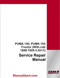 CASE IH PUMA 140, PUMA 155 Tractor Pdf Service Repair Manual