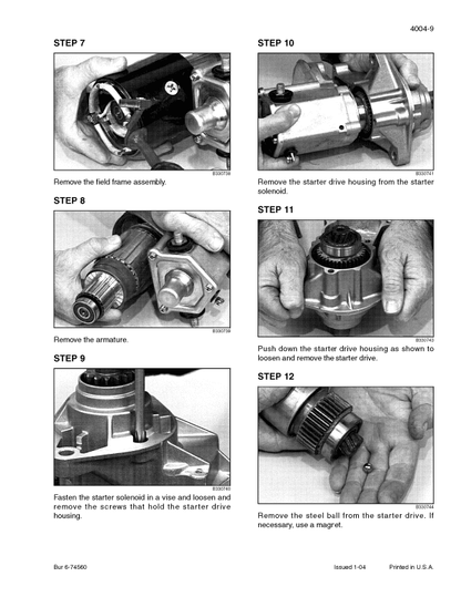 Case Loader Backhoe M Series 2 Pdf Repair Service Manual (Pb. No. 6-74432) 2