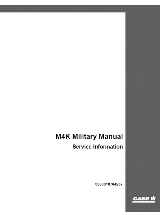 Case M4k Forklift Truck Military Pdf Repair Service Manual