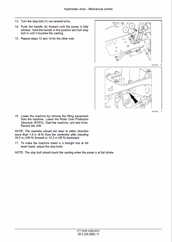 Case SR130, SR160 Skid Steer Loader Pdf Repair Service Manual (publ. Nb. 47711585) 2