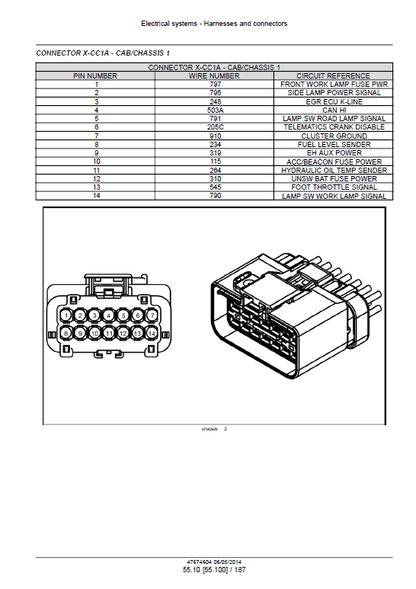 Case SR220, SR250, SV250, SV300 Skid Steer Loader and TR320, TV380 Compact Track Loader Pdf Repair Service Manual (Pb. No. 47540695) 2