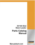 Case SV185 Skid Steer Loader Pdf Parts Catalog Manual