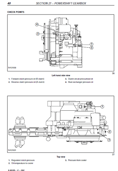 Case TX130-30 and TX130-33 Turbo Telehandlers Repair Service Manual (Pb. No. 9-93210)