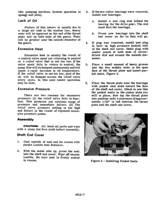 Case W14 Wheel Loader Pdf Repair Service Manual (Pb. No. 9-69100)