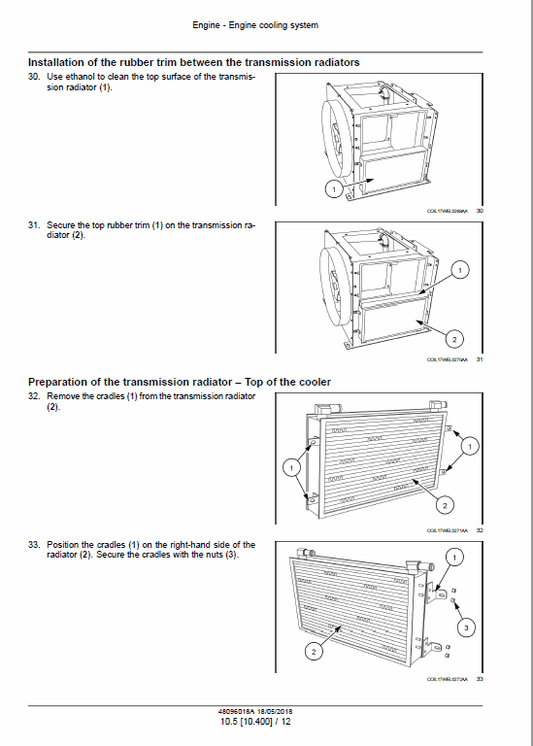 Case W20F Wheel Loader Pdf Repair Service Manual (Pb. No. 48096018A)