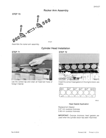 Case W36 Loader Pdf Repair Service Manual (Pb. No. 8-70000) 3