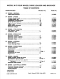 Case W7 Loader Backhoe Four Wheel Pdf Repair Service Manual (Pb. No. 9-76762)