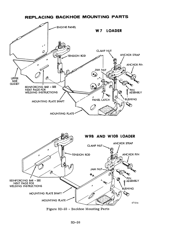 Case W8B, W9B, W10B Loaders Pdf Repair Service Manual (Pb. No. 9-76802)