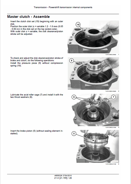 Case WX218 Wheeled Excavator Pdf Repair Service Manual (Pb. No. 48005326)