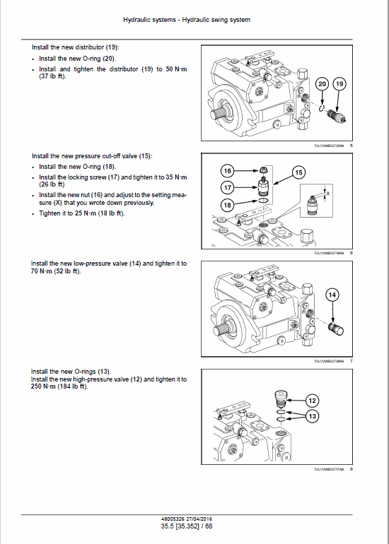 Case WX218 Wheeled Excavator Pdf Repair Service Manual (Pb. No. 48005326) 4