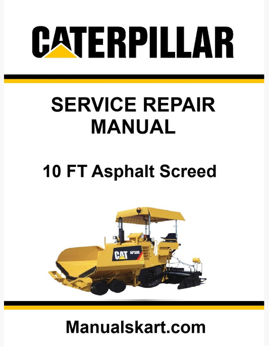 Caterpillar 10 FT Asphalt Screed Pdf Repair Service Manual