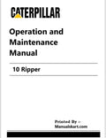 Caterpillar 10 Ripper Pdf Operation and Maintenance Manual