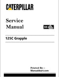 Caterpillar 125C Grapple Pdf Repair Service Manual 3NG