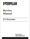 Caterpillar 317 Excavator Repair Service Pdf Manual