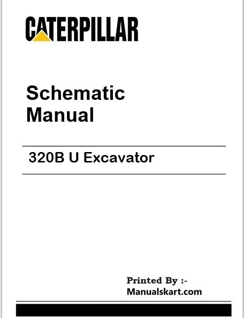 Caterpillar 320B U Excavator Pdf Schematic Wiring Diagram Manual