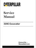 Caterpillar 320E Excavator Repair Service Pdf Manual
