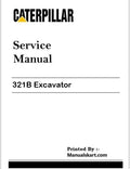 Caterpillar 321B Excavator Repair Service Pdf Manual