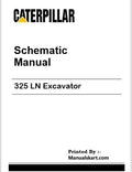 Caterpillar 325 LN Excavator Pdf Schematic Wiring Diagram Manual