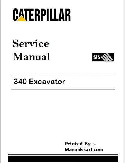 Caterpillar 340 Excavator Pdf Repair Service Manual