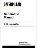 Caterpillar 349 Excavator Pdf Schematic Wiring Diagram Manual