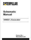 Caterpillar 349D2 L Excavator Pdf Schematic Wiring Diagram Manual