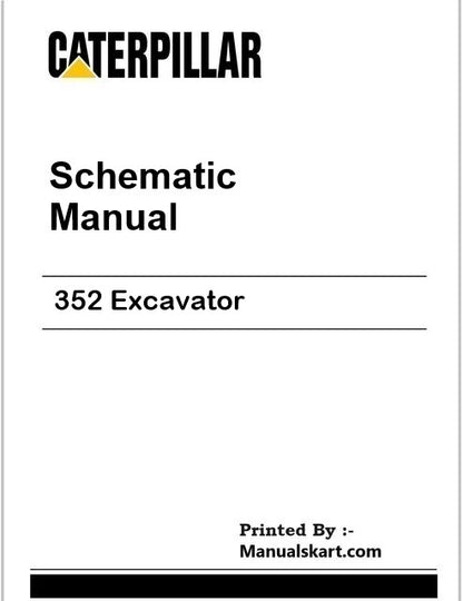 Caterpillar 352 Excavator Pdf Schematic Wiring Diagram Manual