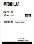 Caterpillar 365C L MH Excavator Pdf Repair Service Manual GWC