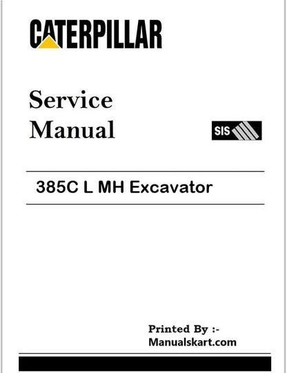 Caterpillar 385C L MH Excavator Pdf Repair Service Manual WAW