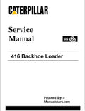 Caterpillar 416 Backhoe Loader Pdf Repair Service Manual