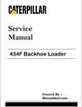Caterpillar 434F Backhoe Loader Pdf Repair & Service Manual