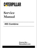 Caterpillar 465 Combine Pdf Repair & Service Manual 3HZ