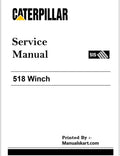 Caterpillar 518 Winch Pdf Repair Service Manual 6KC