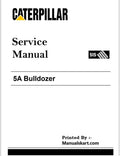 Caterpillar 5A Bulldozer Pdf Repair Service Manual