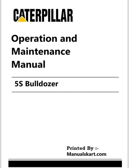 Caterpillar 5S Bulldozer Pdf Operation and Maintenance Manual